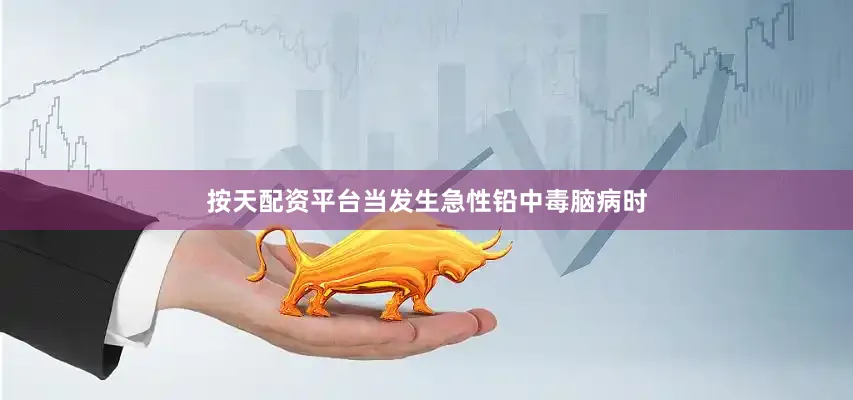 按天配资平台当发生急性铅中毒脑病时